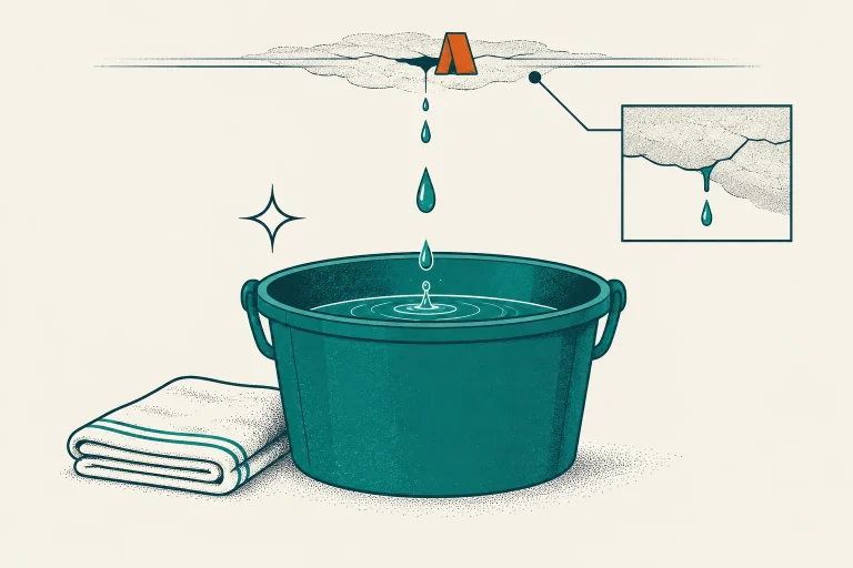 Emergency Roof Leak: Safe First Steps Before Help Arrives