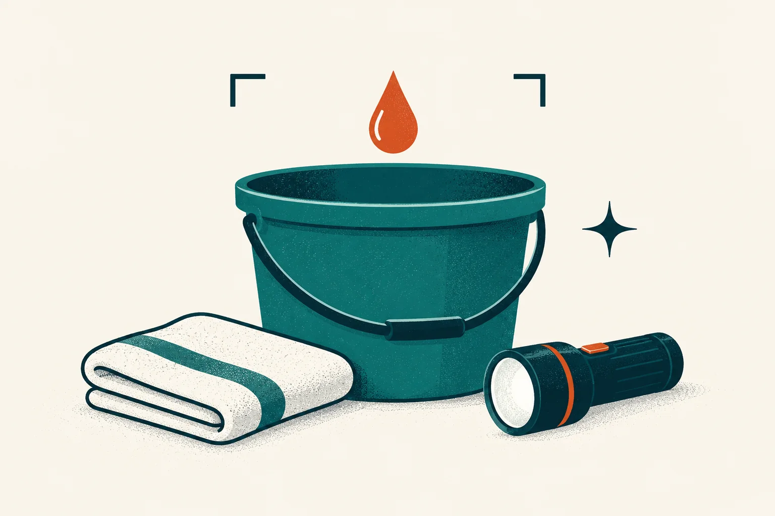 Roof Leak Emergency Supplies to Keep Indoors